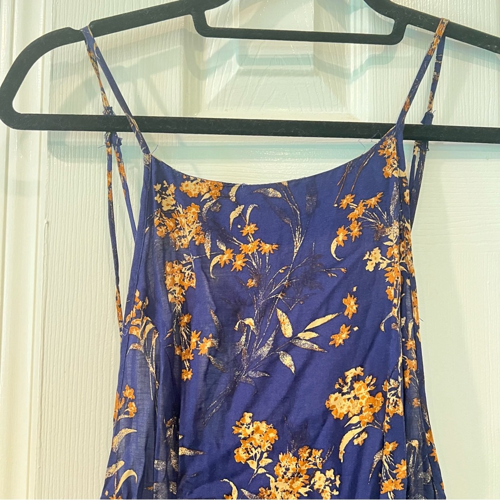 Free People Women's Blue In Control Mini Slip - Picture 5 of 8